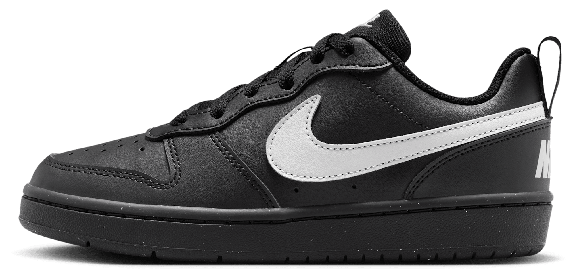 Nike Court Borough Low Recraft 童款 - Grey Fog/Black/Black - Image 2
