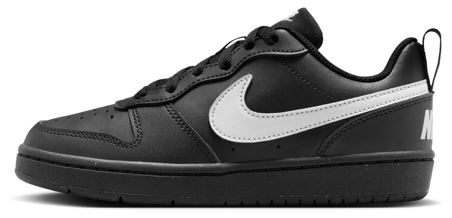 Nike Court Borough Low Recraft 童款 - Grey Fog/Black/Black - Image 2