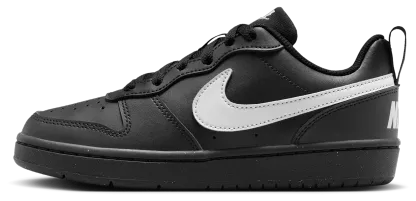 Nike Court Borough Low Recraft 童款 - Grey Fog/Black/Black - Image 2