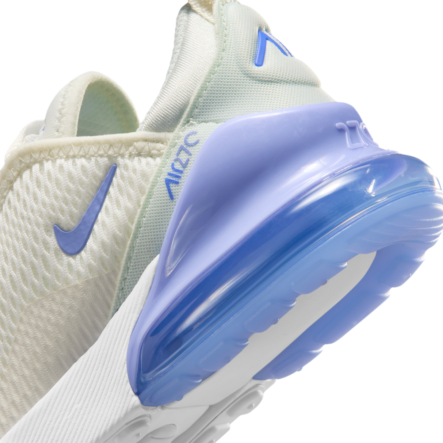 Nike Air Max 270 童款 - Sail/Lt Thistle/Sapphire - Image 8