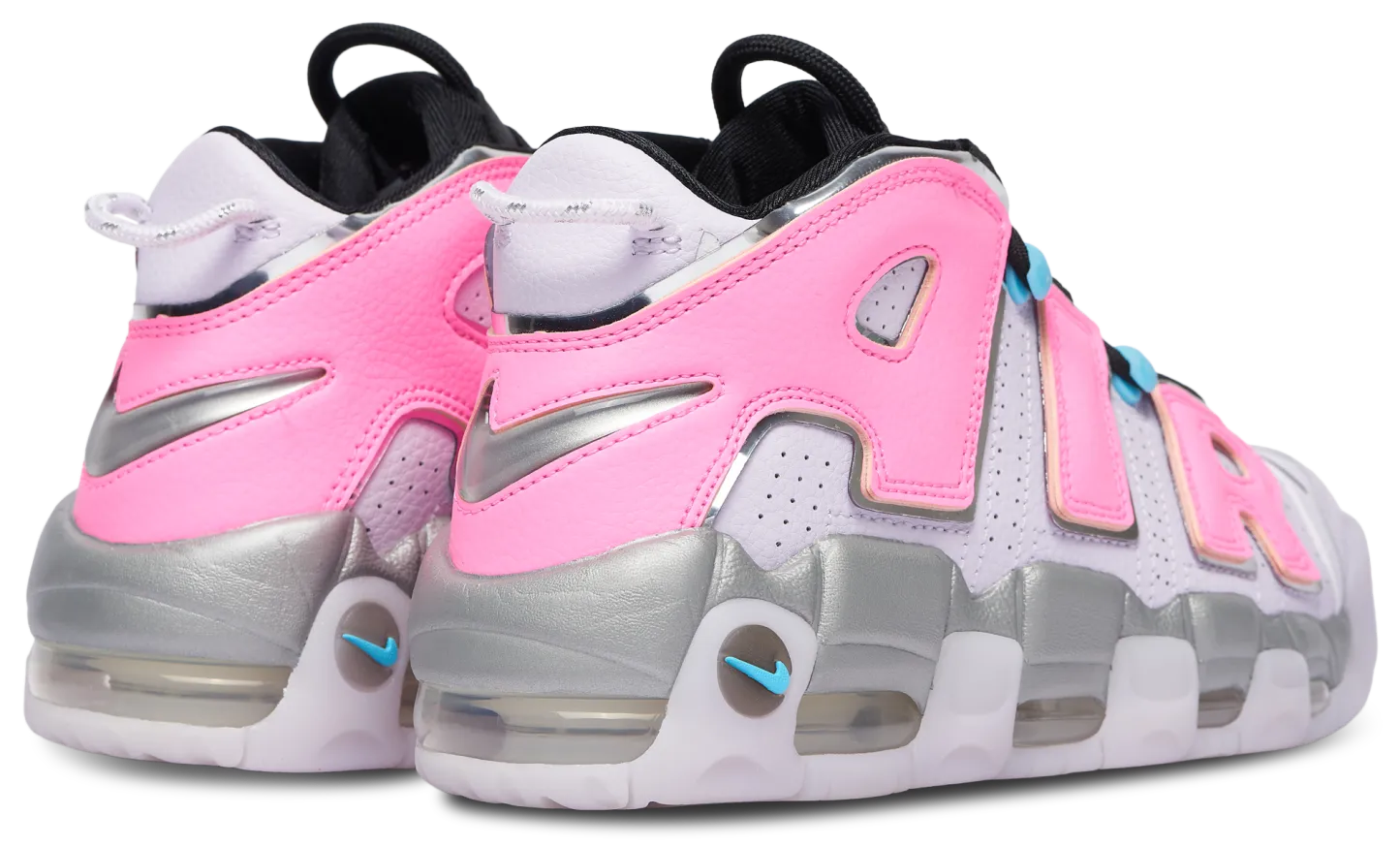 Nike Air More Uptempo - Pink/Silver - Image 3