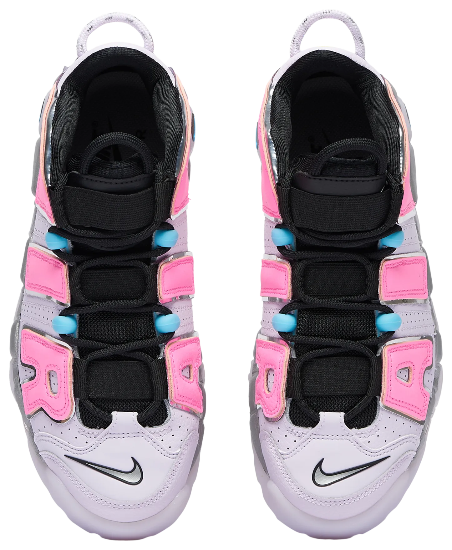 Nike Air More Uptempo - Pink/Silver - Image 4