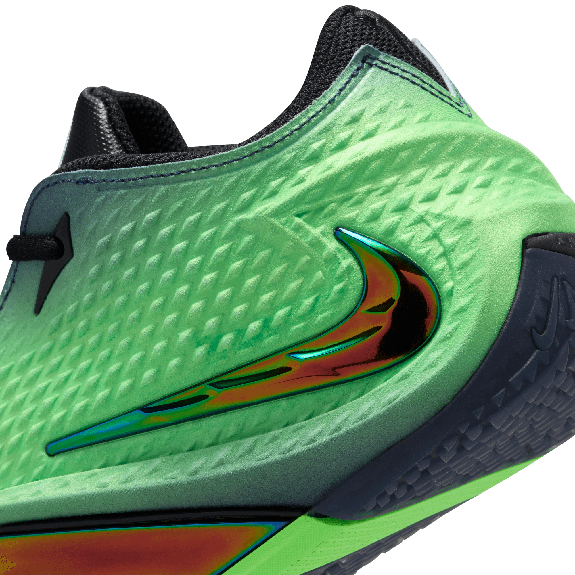 Nike JA 4 童款 - Black/Multi/Lt Lemon Twist - Image 8