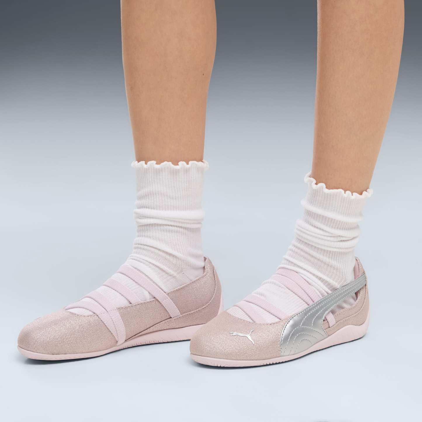 Speed Ballet Let It Shine Big Kids' Sneakers - Misty Pink-Powder Pink - 2