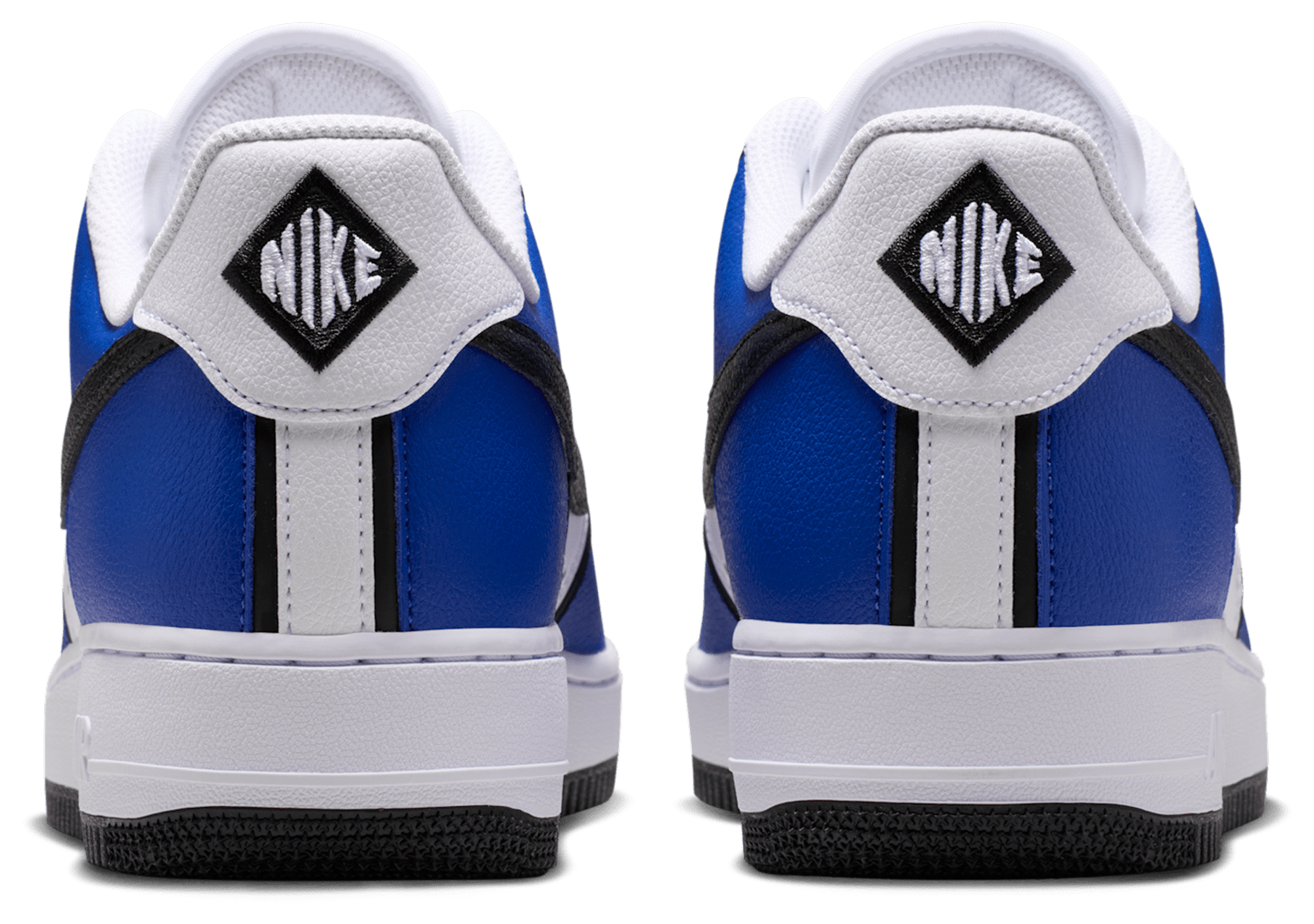 Nike Air Force 1 '07 LV8 - White/Black/Old Royal - Image 3