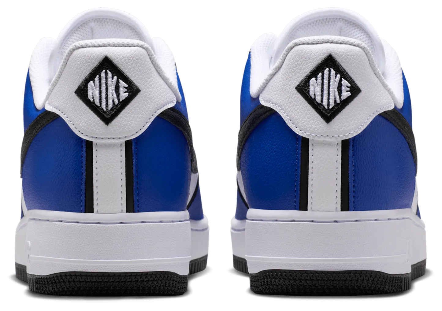 Nike Air Force 1 '07 LV8 - White/Black/Old Royal - Image 3