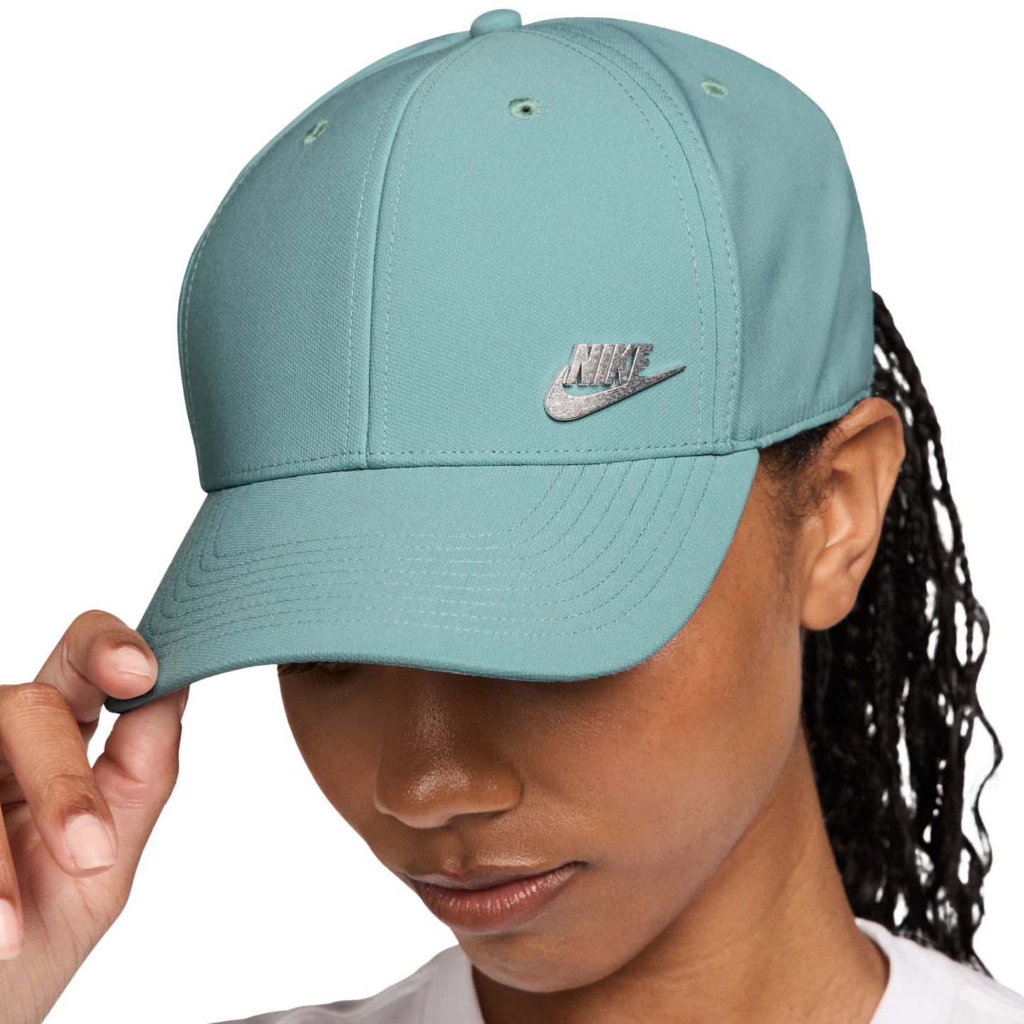 Nike Dri-FIT Club Colorblock Multi Future Cap - Cannon/Silver - Image 4