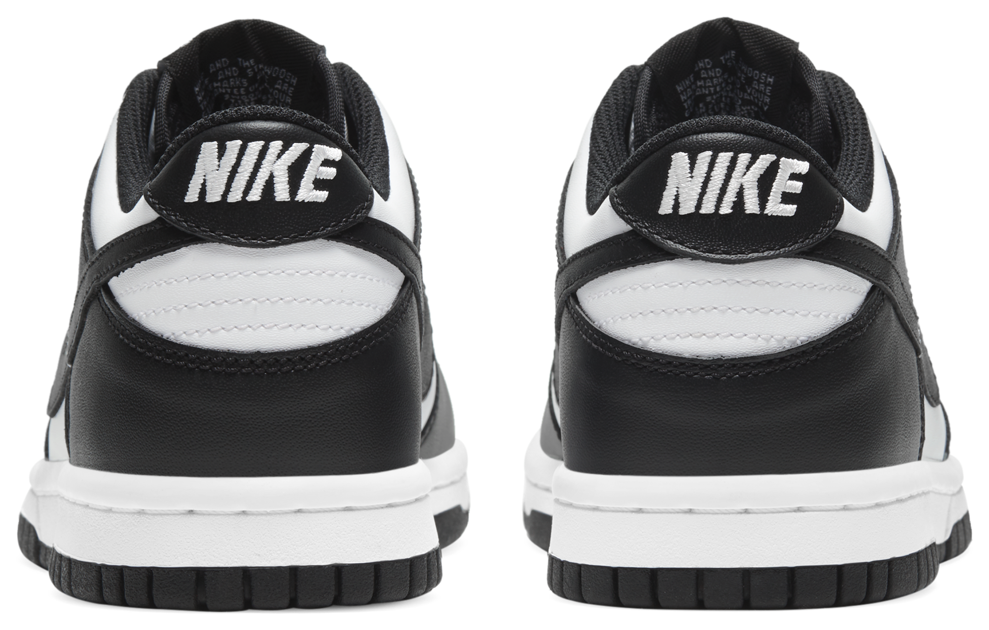 Nike Dunk Low 童款 - White/Black - Image 3