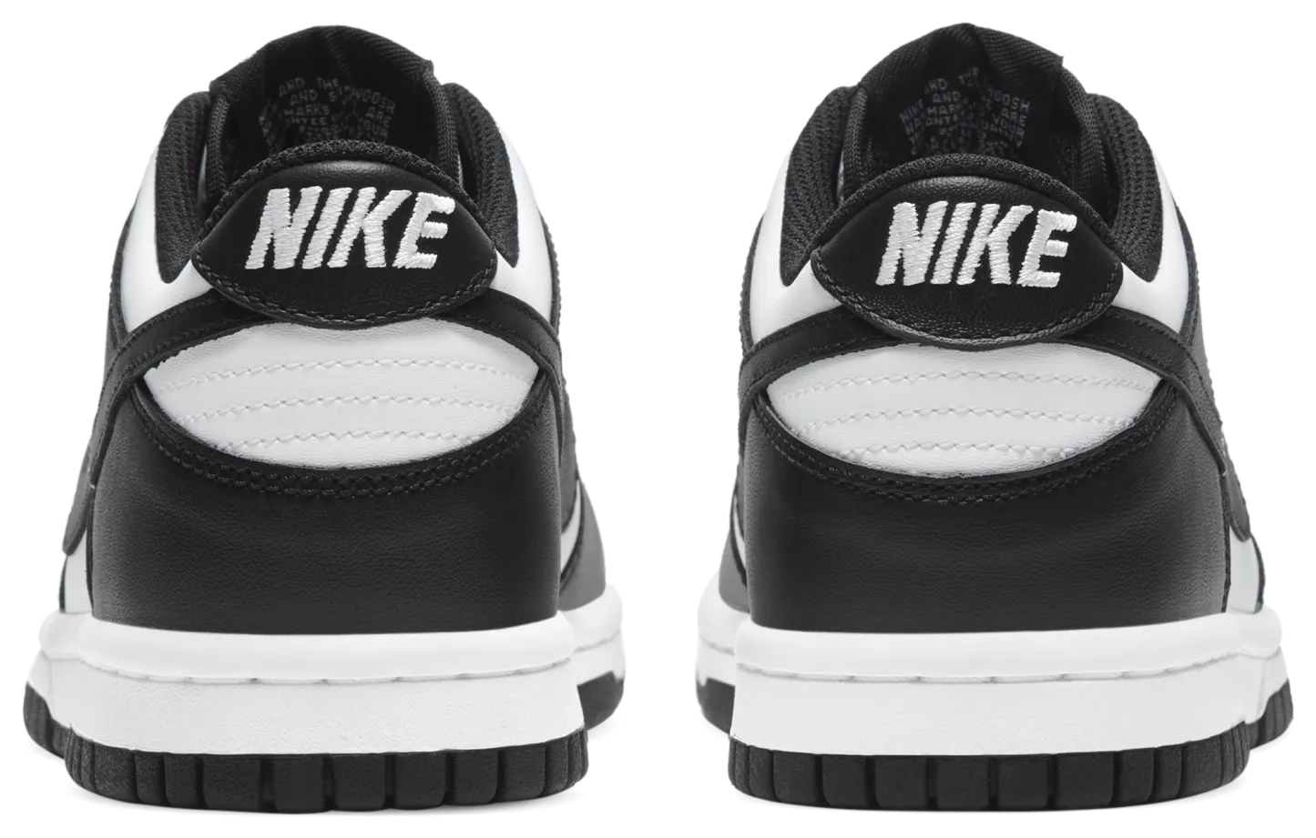 Nike Dunk Low 童款 - White/Black - Image 3