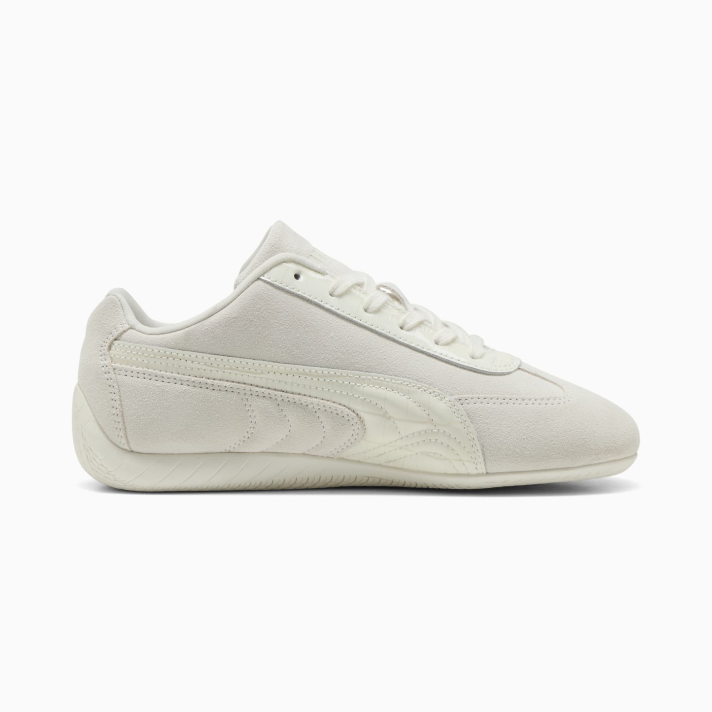 Speedcat Croco Texture Women's Sneakers - Warm White - 7