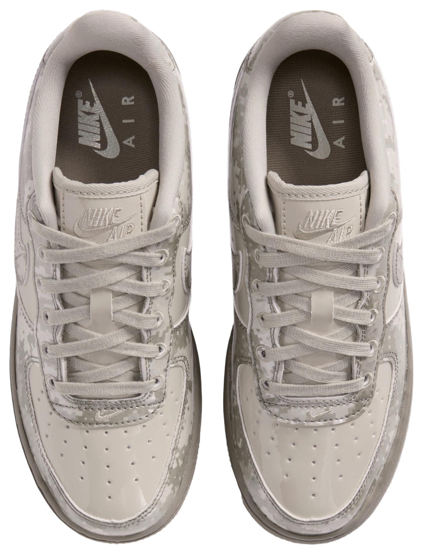 Nike Air Force 1 Low 童款 - Green/Lt Army/Dark Grey - Image 4