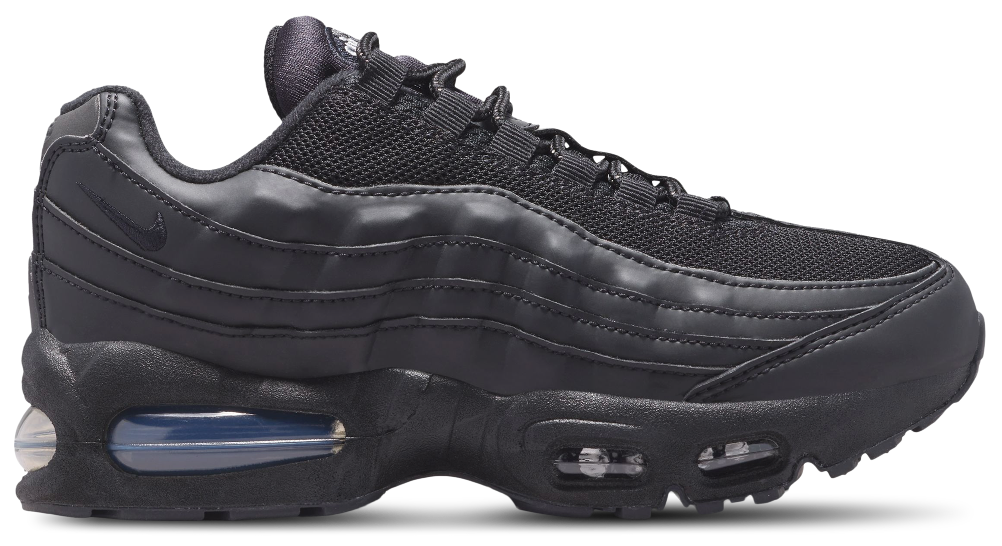 Nike Air Max 95 BB Leather 童款 - Black/Black/Anthracite - Image 1
