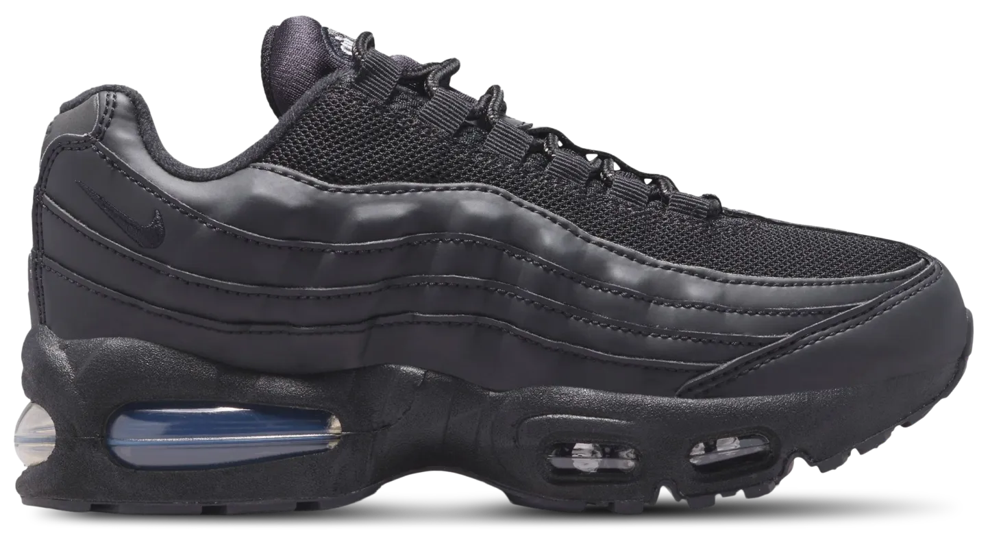 Nike Air Max 95 BB Leather 童款 - Black/Black/Anthracite - Image 1