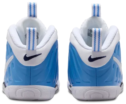 Nike Little Posite Pro 童款 - University Blue/White/Midnight Navy - Image 3