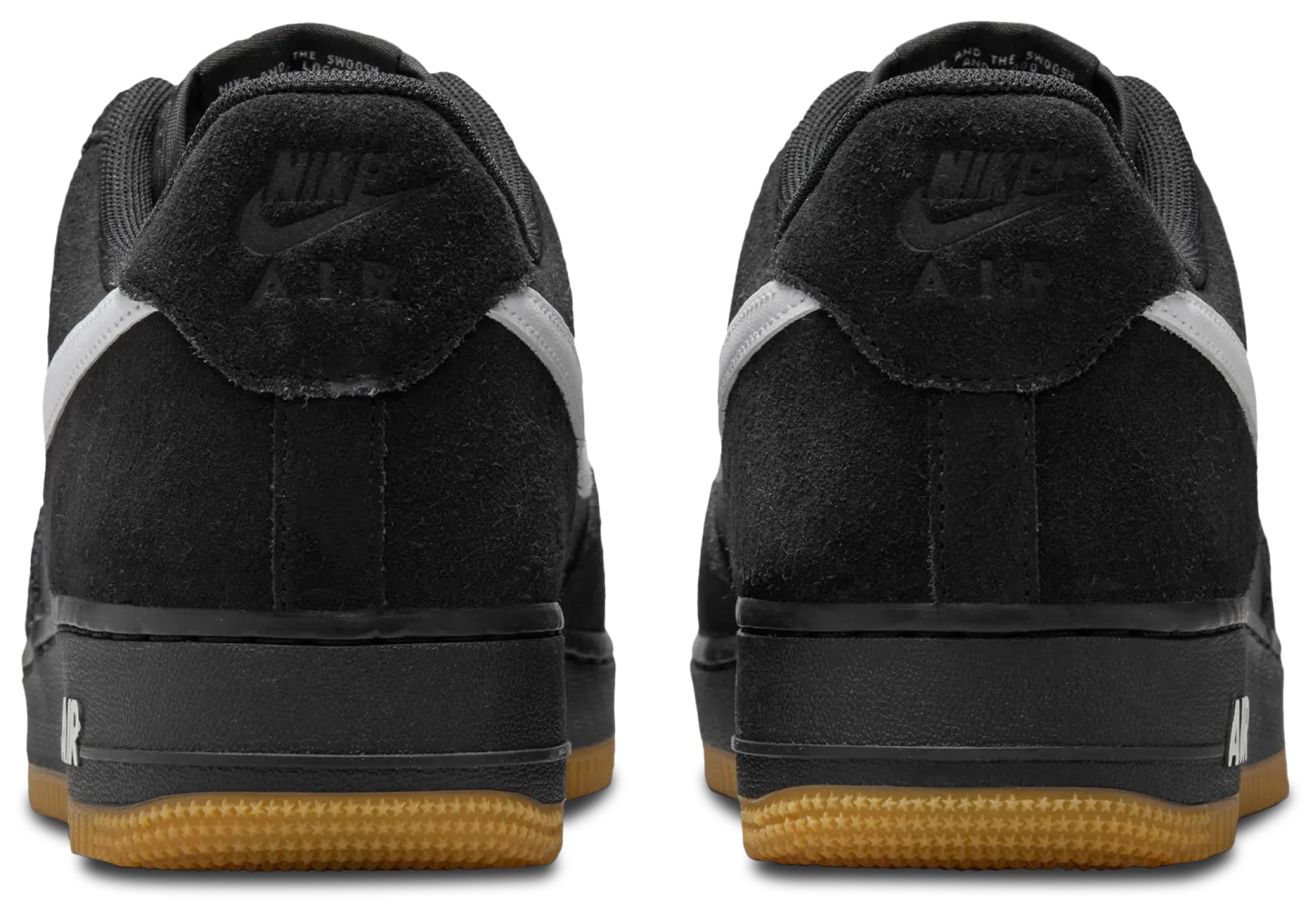 Nike AF1 '07 LV8 1 - Black/Gum/White - Image 3