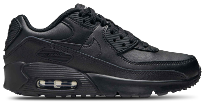 Nike Air Max 90 童款 - Black/Black/White - Image 1