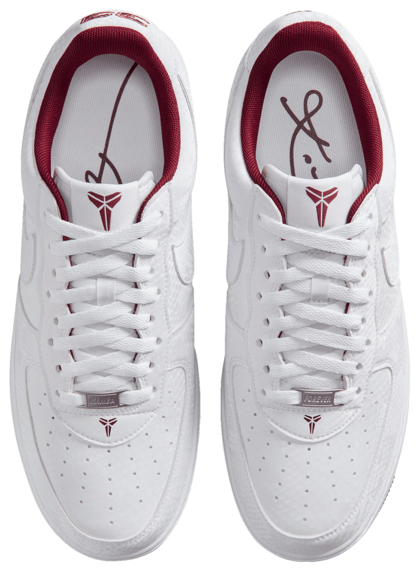Nike Kobe Air Force 1 Low - Team Red/White - Image 4