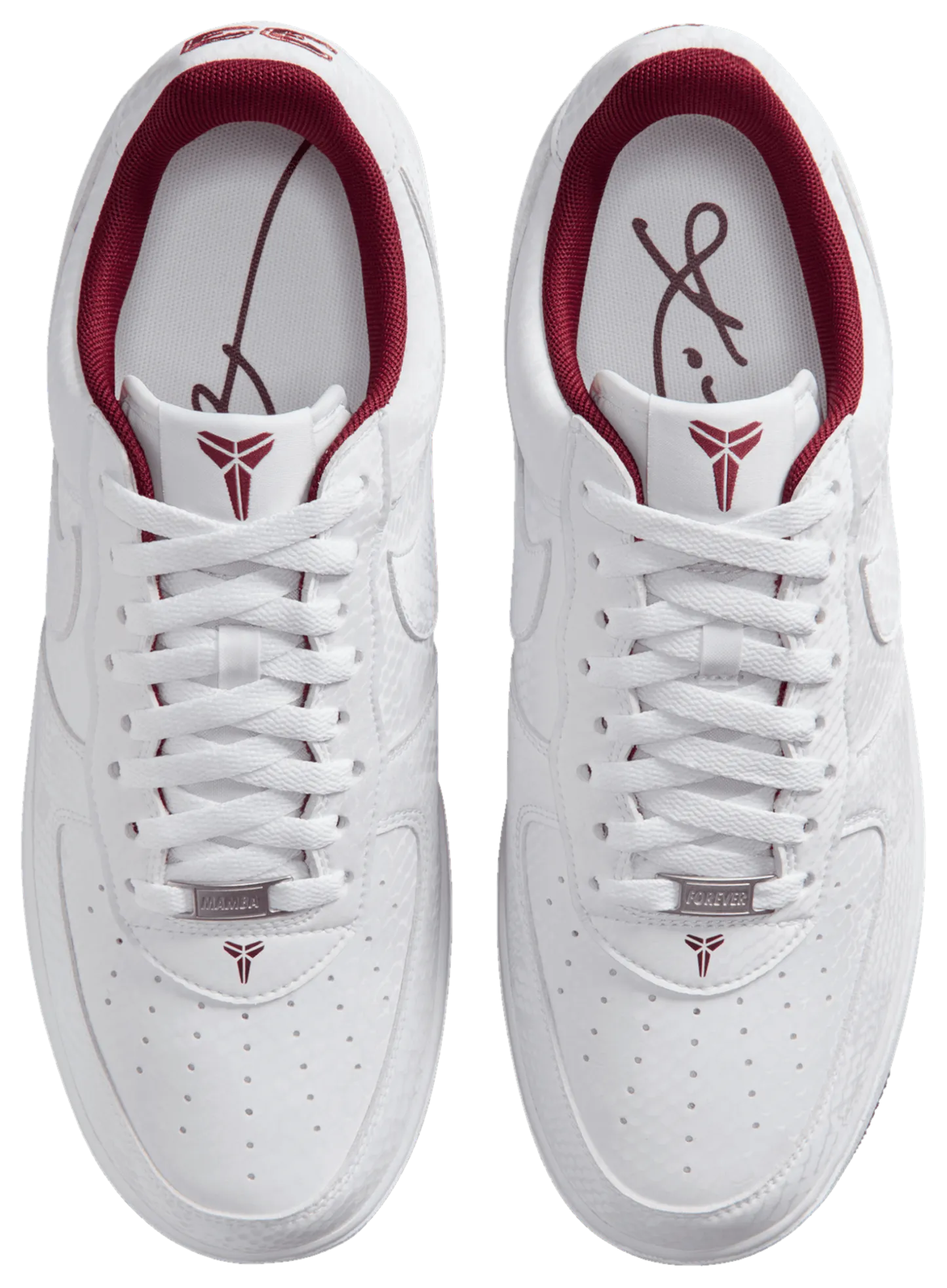Nike Kobe Air Force 1 Low - Team Red/White - Image 4