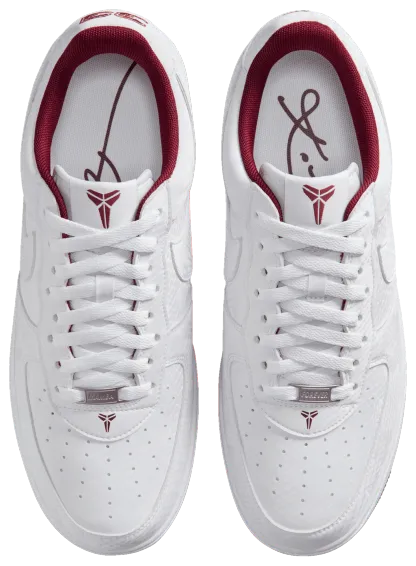 Nike Kobe Air Force 1 Low - Team Red/White - Image 4