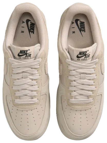 Nike Air Force 1 '07 FL1 - Metallic Silver/Black/Cream - Image 4