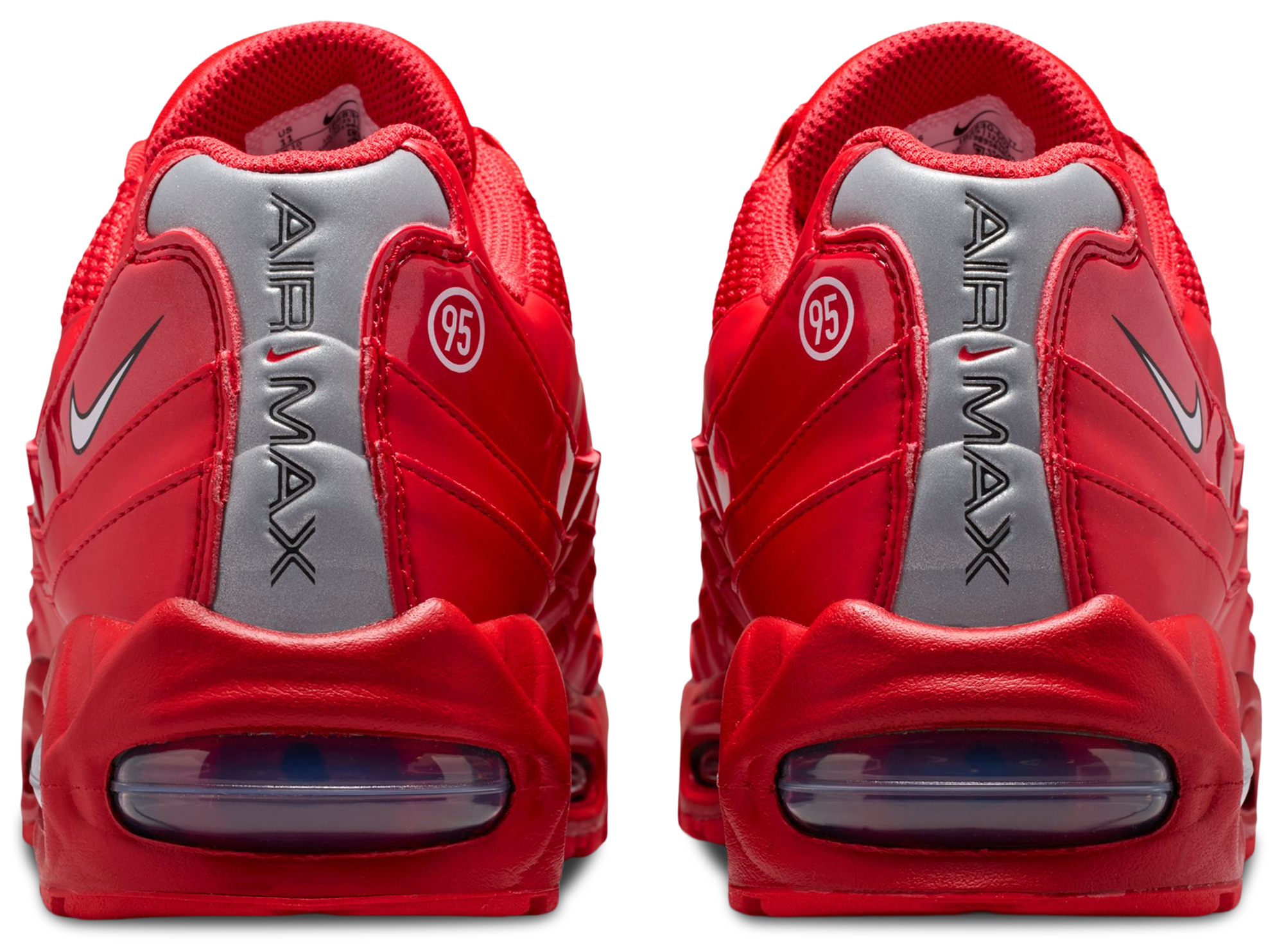 Nike Air Max 95 Big Bubble - Black/White/University Red - Image 3
