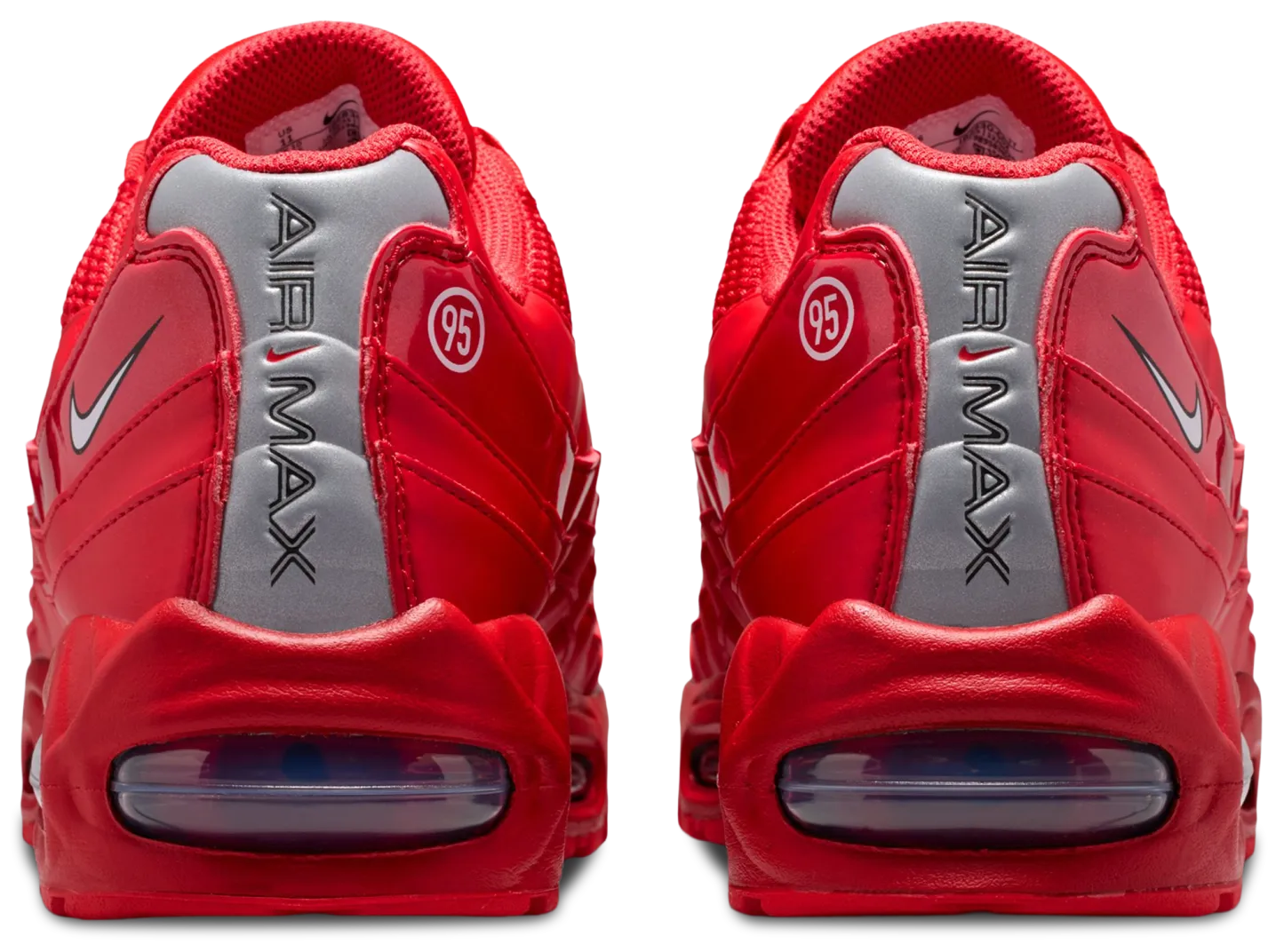 Nike Air Max 95 Big Bubble - Black/White/University Red - Image 3