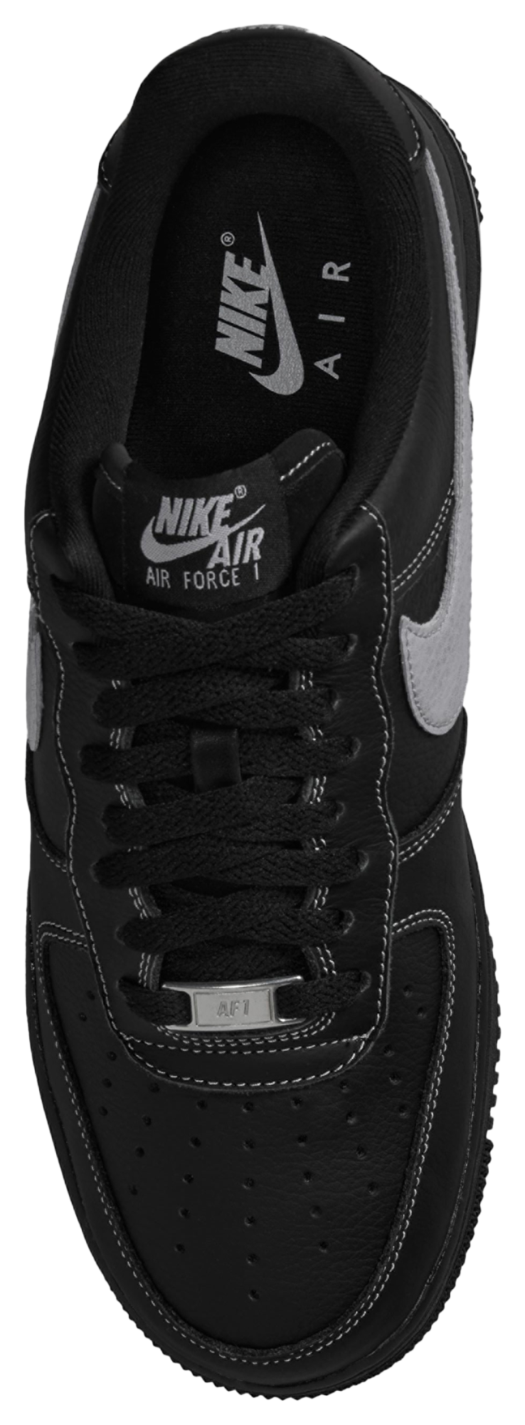 Nike Air Force 1 '07 LV8 - Black/Wolf Grey - Image 3