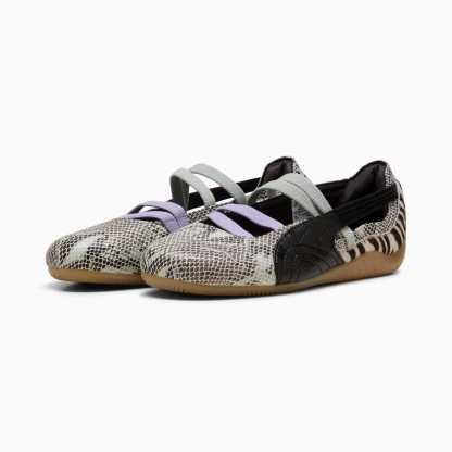 Speedcat Ballet Mixed Feel Women's Sneakers - PUMA Black-Cashew Brown-Light Lavender - 4