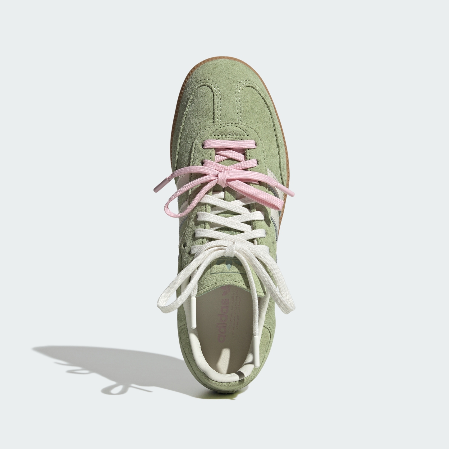 adidas SAMBA MATCHA Shoes - Magic Lime / Off White / Gum - View 5