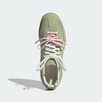adidas SAMBA MATCHA Shoes - Magic Lime / Off White / Gum - View 5
