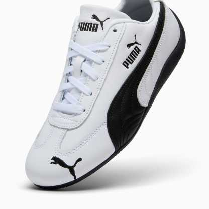 Speedcat Leather Women's Sneakers - PUMA White-PUMA Black - 8