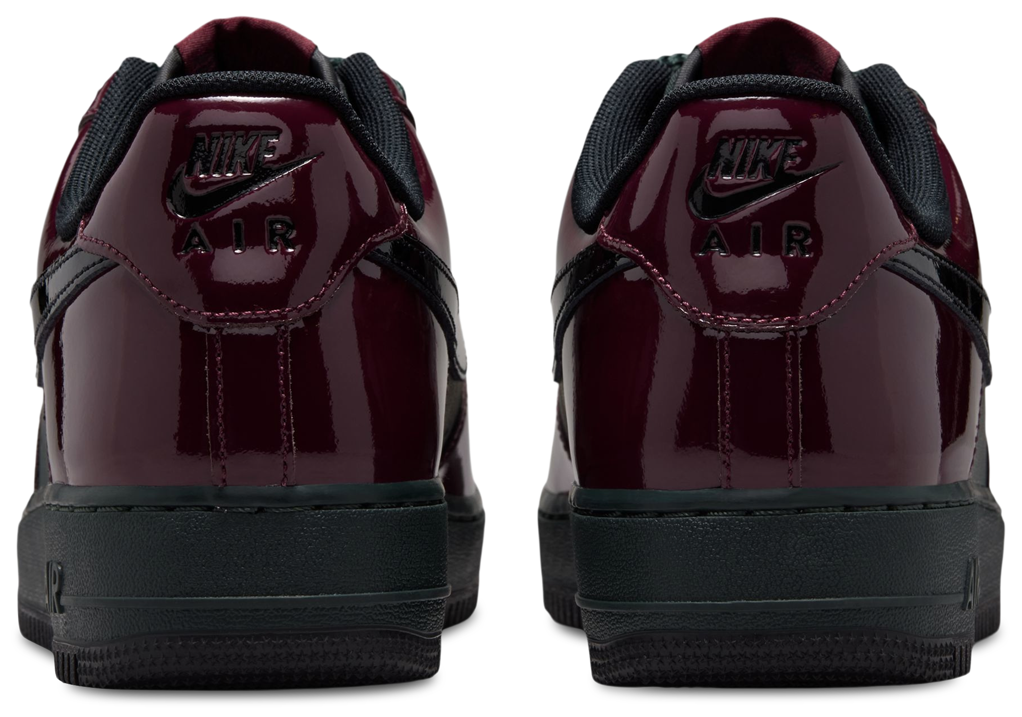 Nike Air Force 1 Low LE - Black/Brown/Red - Image 3