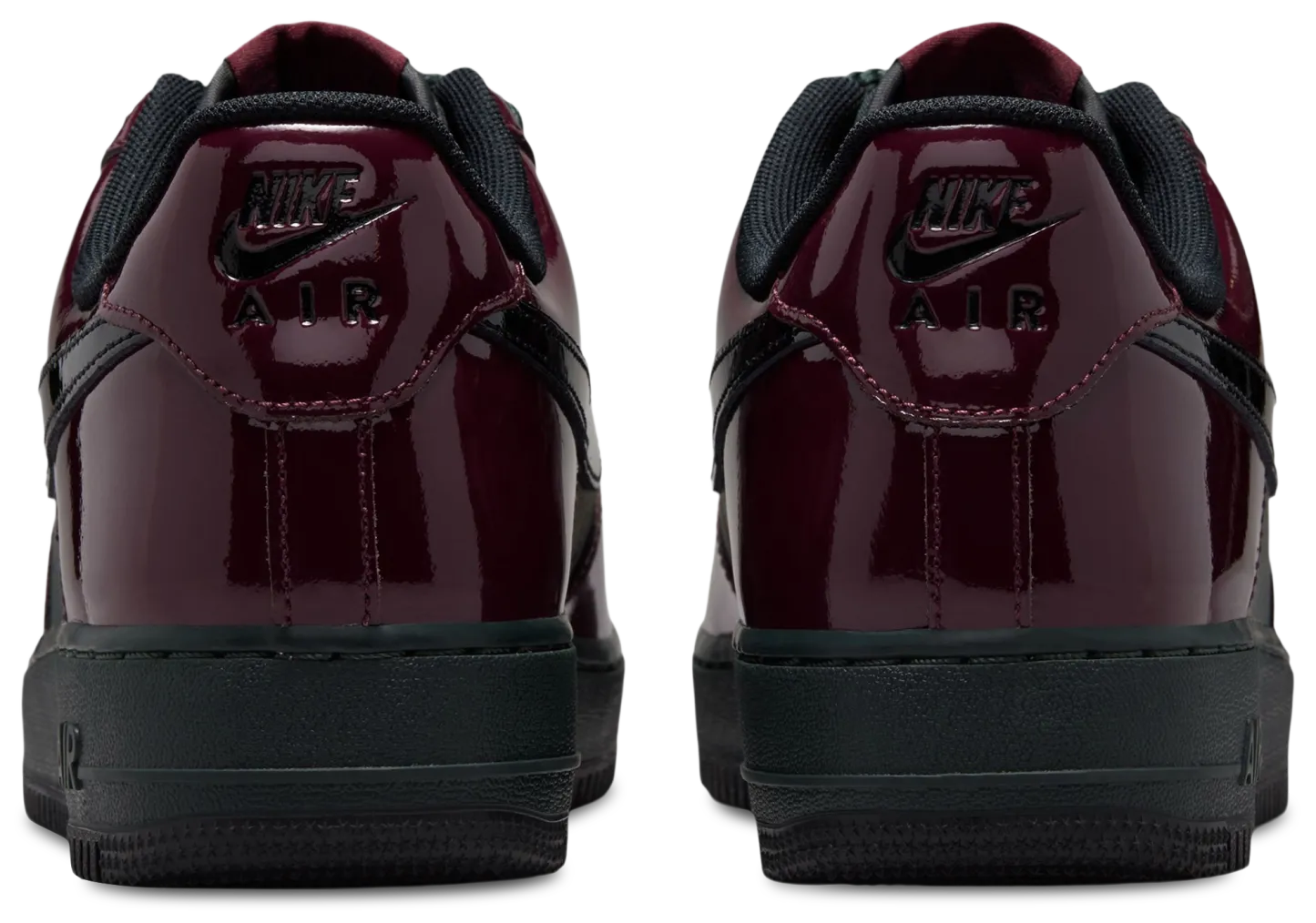 Nike Air Force 1 Low LE - Black/Brown/Red - Image 3