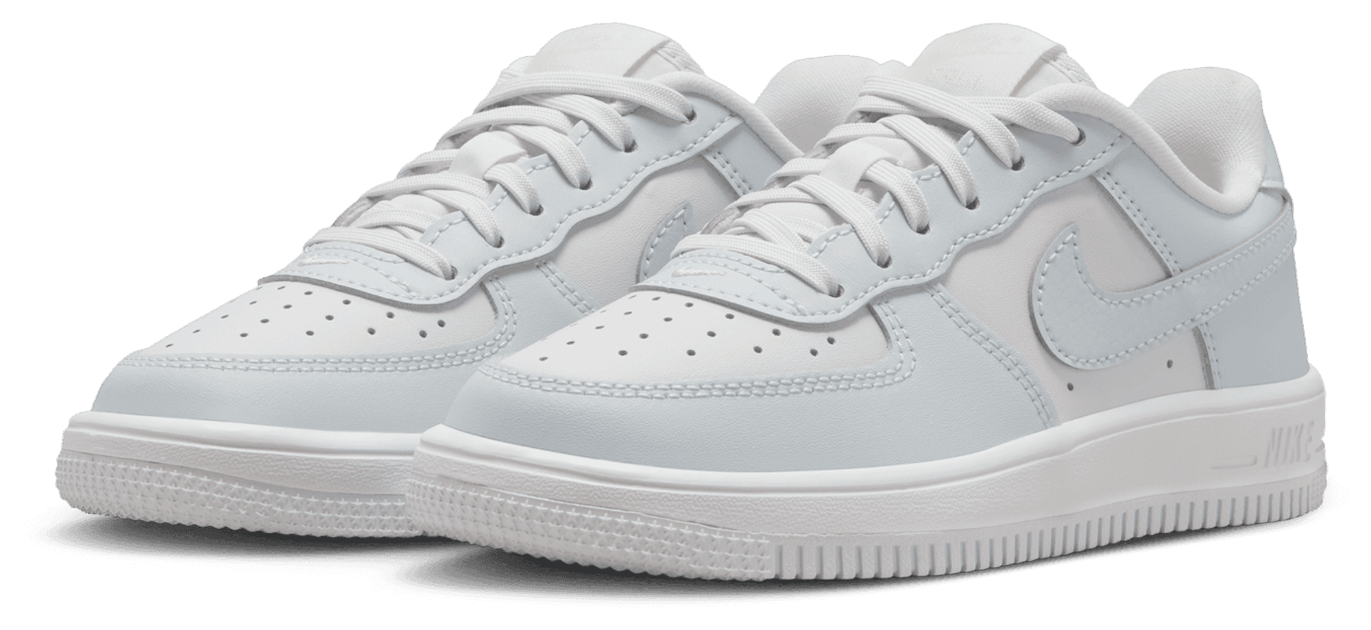 Nike Air Force 1 Low Lace 童款 - Alabaster/Platinum Tint/Aura - Image 6
