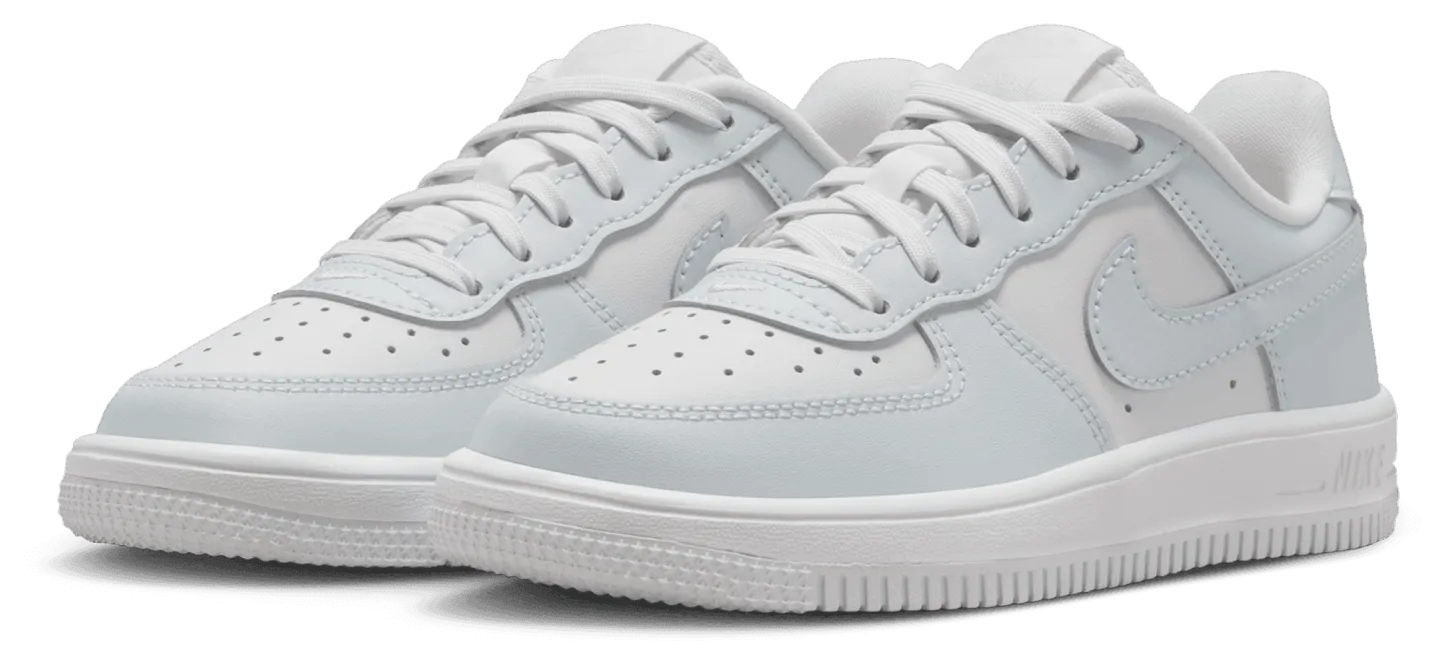 Nike Air Force 1 Low Lace 童款 - Alabaster/Platinum Tint/Aura - Image 6