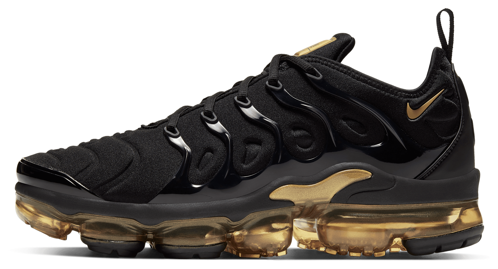 Nike Air Vapormax Plus - Black/Metallic Gold - Image 3