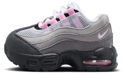 Nike Air Max 95 童款 - Pink Foam/Black/Medium Grey - Image 2