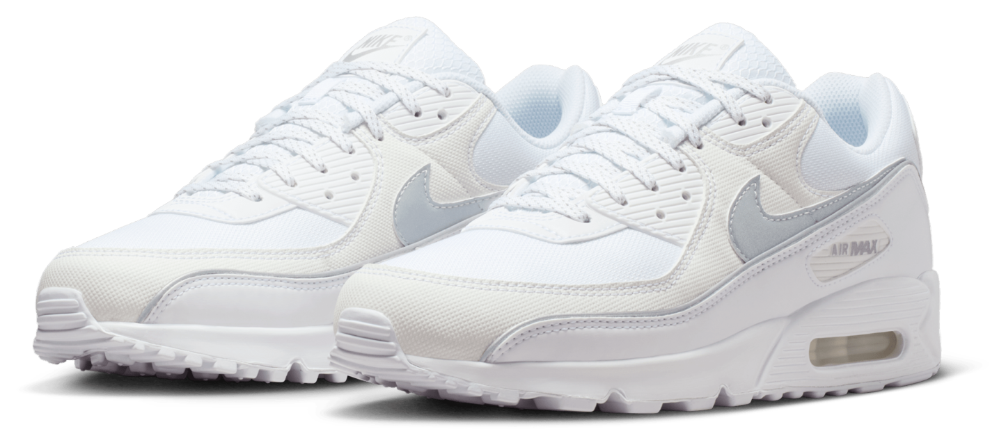 Nike Air Max 90 Prm Reflect - White/Mtlc Silver/White - Image 6