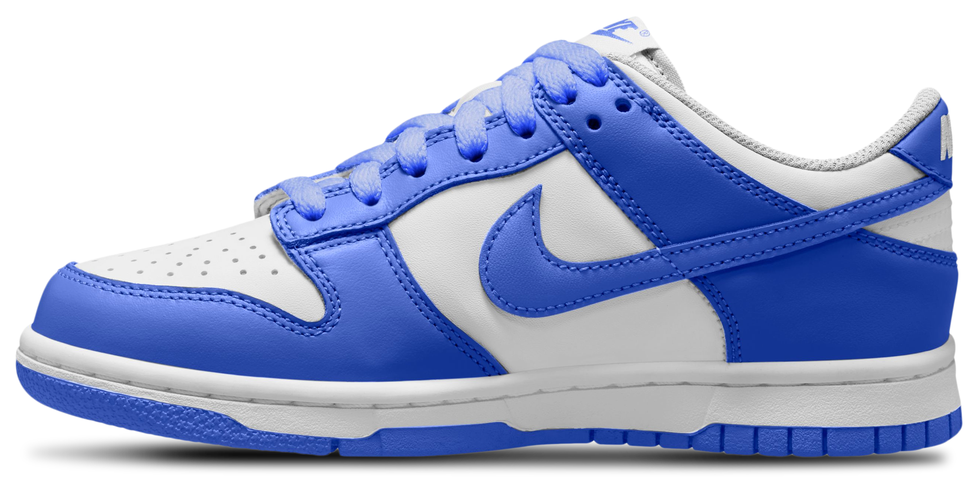 Nike Dunk Low - Kids - Hyper Blue/White - Image 2