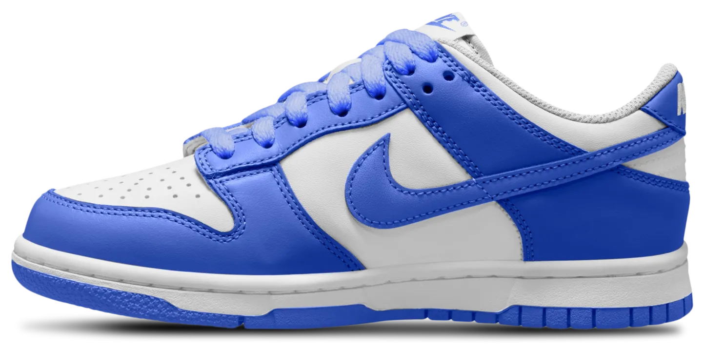 Nike Dunk Low - Kids - Hyper Blue/White - Image 2