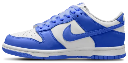 Nike Dunk Low - Kids - Hyper Blue/White - Image 2