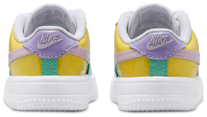 Nike Force 1 Low 童款 - Yellow Pulse/Pink Foam/Emerald Rise - Image 3