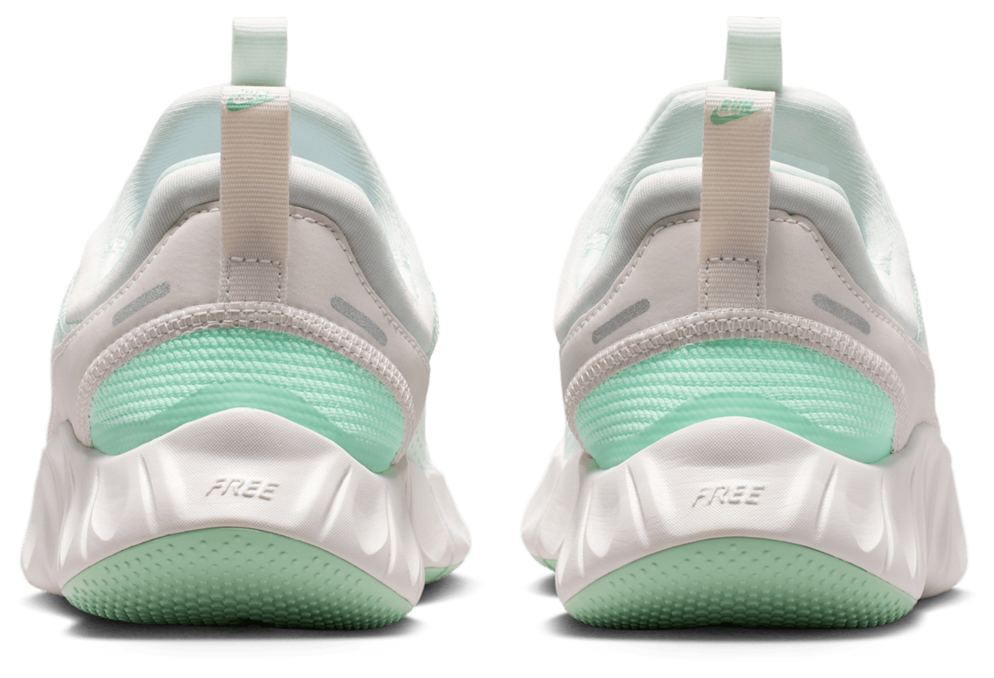 Nike Free Ride 童款 - Barely Green/Bright Spruce/Arctic Green - Image 3