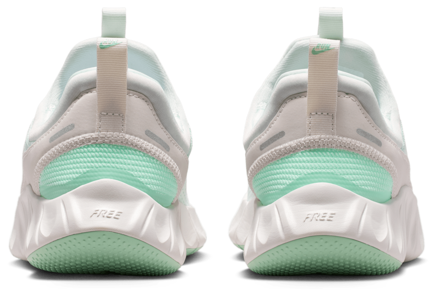 Nike Free Ride 童款 - Barely Green/Bright Spruce/Arctic Green - Image 3