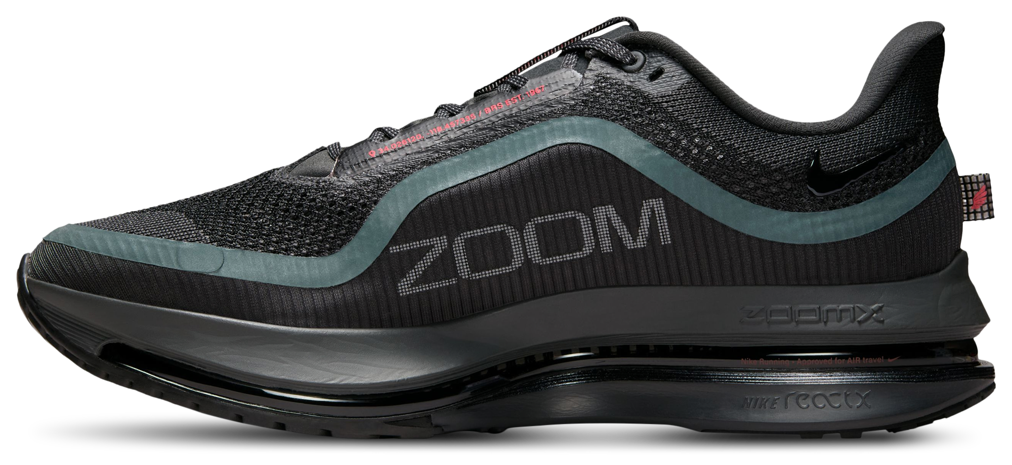 Nike Pegasus Premium - Anthracite/Black/Bright Crimson - Image 2