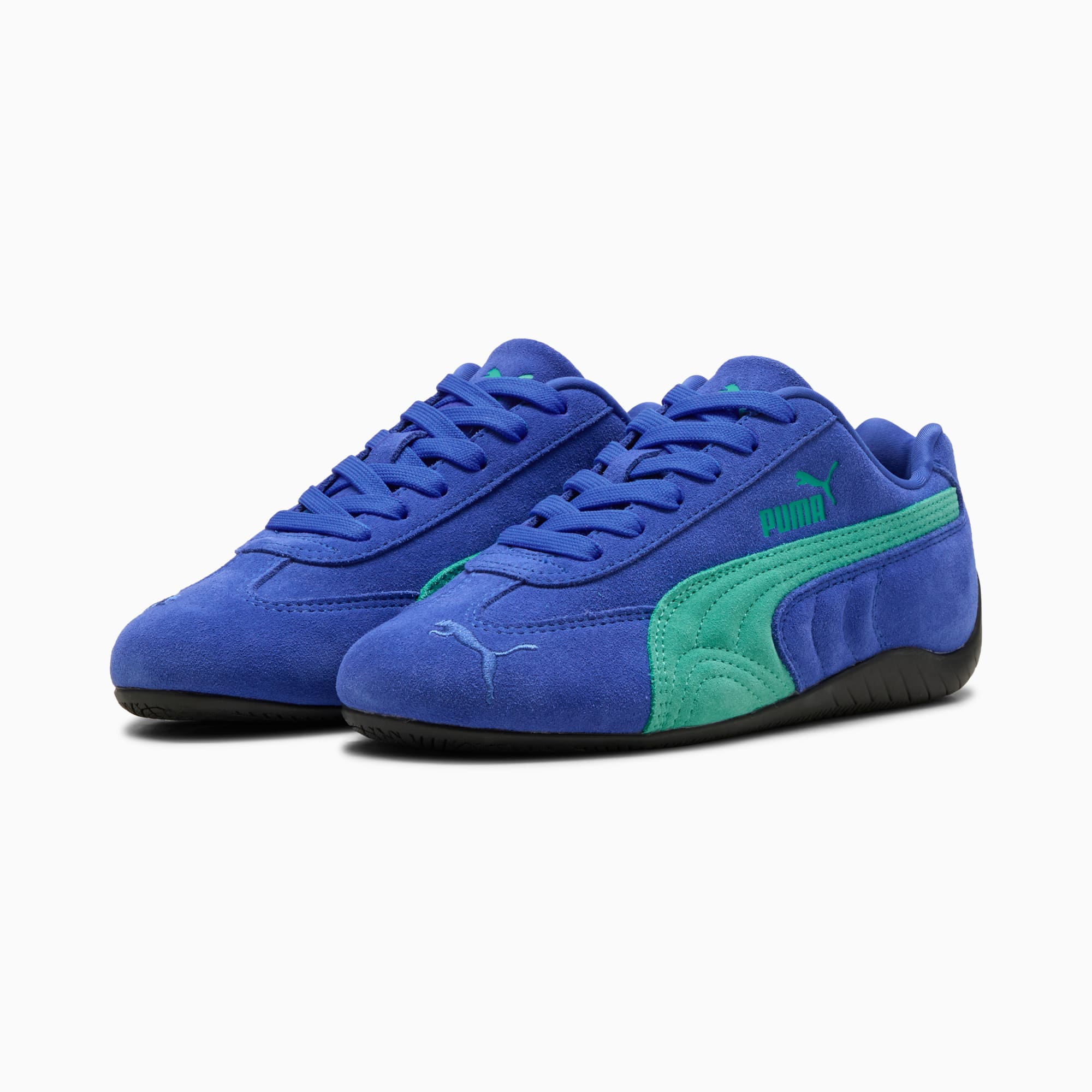 Speedcat OG Big Kids' Sneakers - Royal Sapphire-Vibrant Green - 2