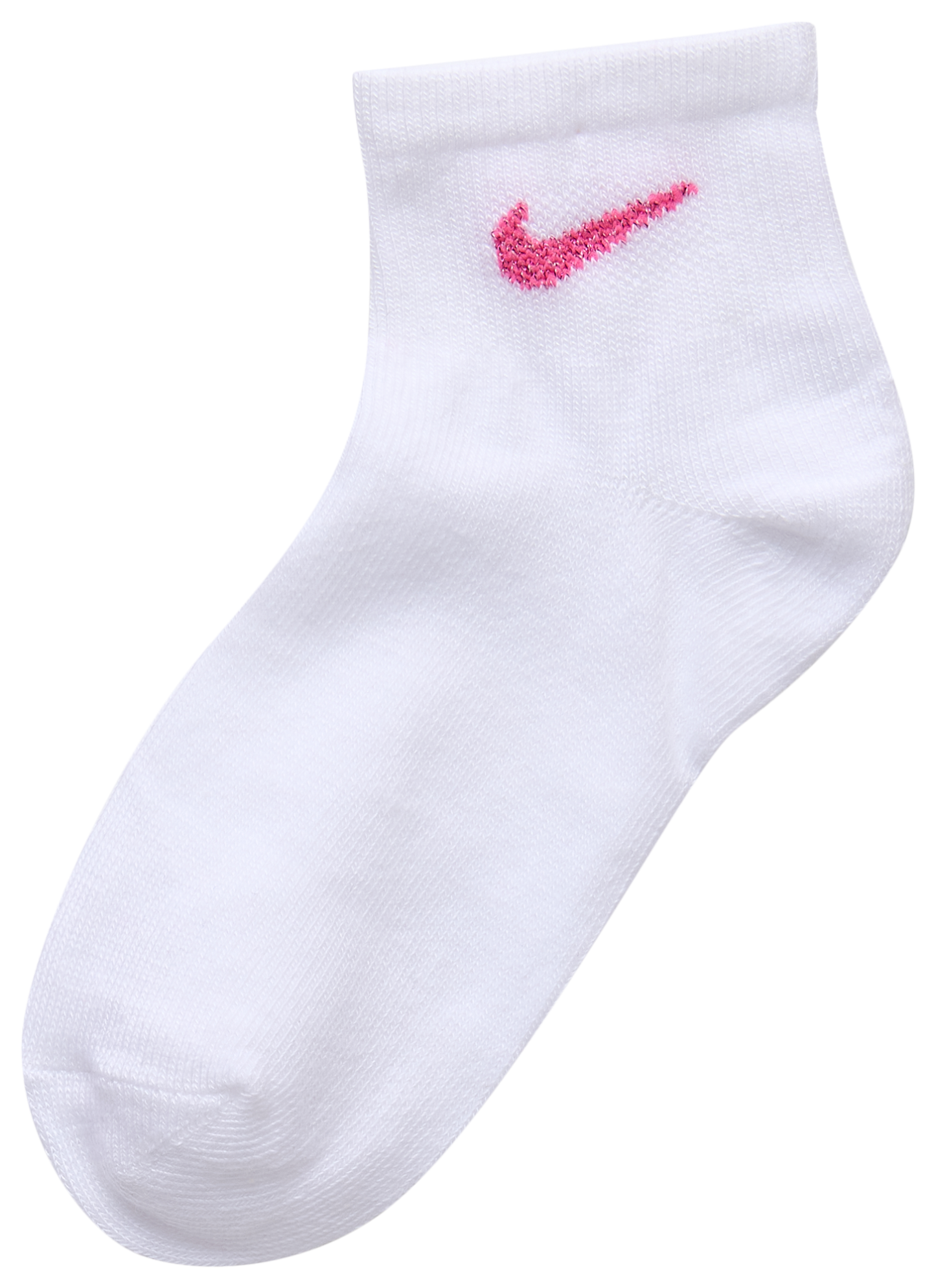 Nike Metallic Crew Socks 6 Pack 童款 - Pink/White - Image 4