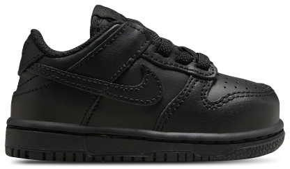 Nike Dunk Low 童款 - Black/Black - Image 1