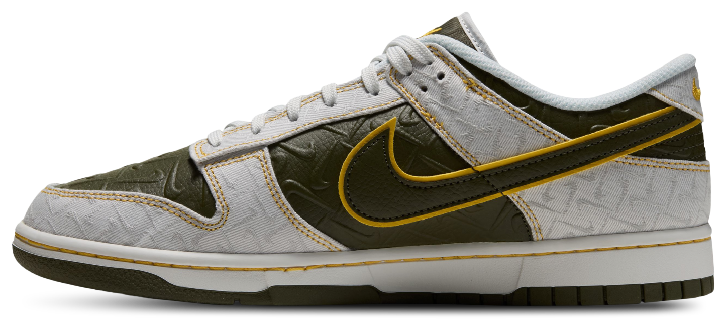 Nike Dunk Low Retro - Yellow Ochre/Summit White/Cargo Khaki - Image 2