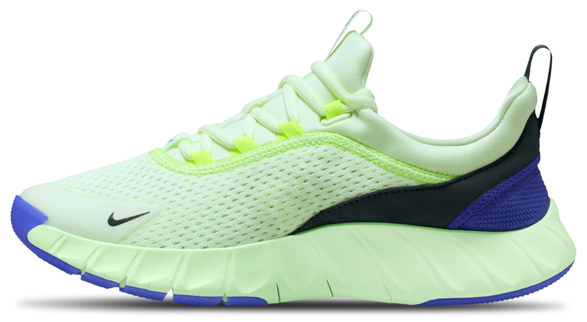 Nike Free Ride 童款 - Volight Tint/Black/Lapis - Image 2